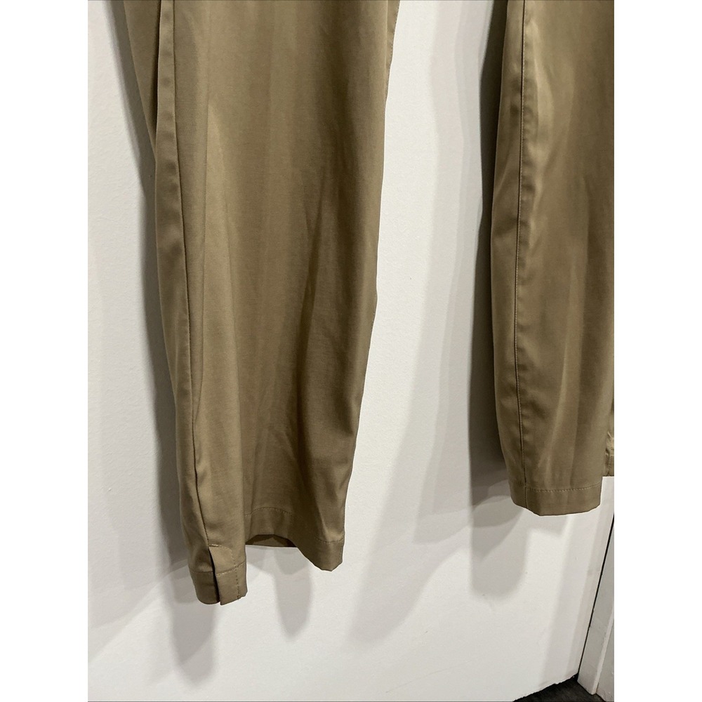 Nike Golf, Dri-fit Golf Pants, Men's 40x32, Beige, Flat Front, Stretch - Picture 4 of 8